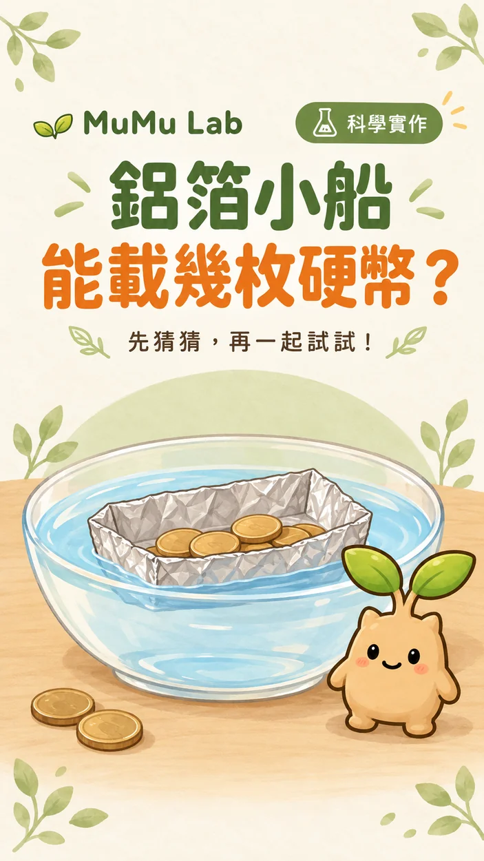 鋁箔小船實驗的 MuMu Lab 正式封面